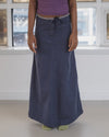 BASERANGE 25 Autumn/Winter ARTHUR Skirt France BAS-SSASK-DE-AU25-RECYCLED INDIGO